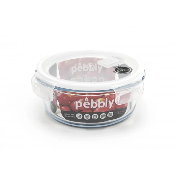 Boîte De Conservation En Verre Rond 950 Ml Pebbly magasin pour 1