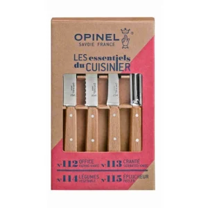 excellent qulity Nouveau 🎁 Coffret 3 Couteaux de Cuisine et un Eplucheur Les Essentiels Opinel 🤩 7