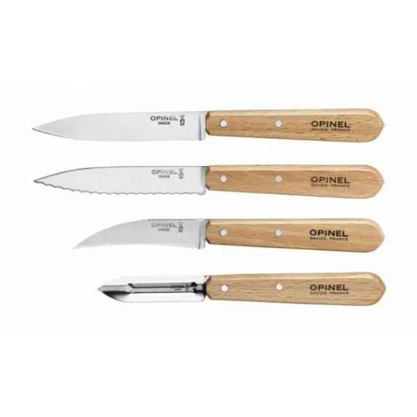 excellent qulity Nouveau 🎁 Coffret 3 Couteaux de Cuisine et un Eplucheur Les Essentiels Opinel 🤩 1