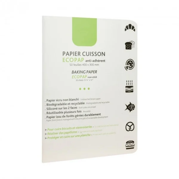 Papier Cuisson EcoPap 40 X 30 Cm X50 Feuilles Matfer pas cher en vente 1