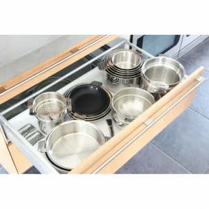 Grosses soldes 😍 Passoire Mutine Ø 24 cm Manche Amovible Inox Cristel 🌟 Livraison Standard/Rapide 10