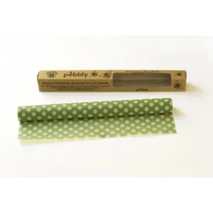 Rouleau Emballage Alimentaire Cire Abeille Pois Vert 30 X 100 Cm Pebbly Distributeur Officiel 7